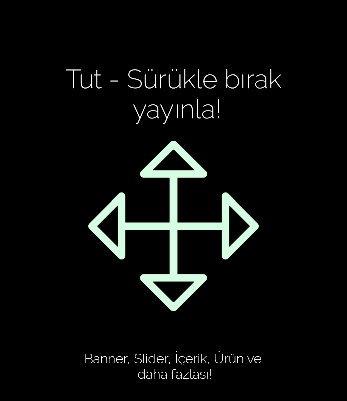 Tut Sürükle bırak yayınla!